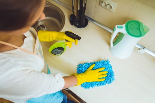 Deep carpet cleaning for flats and stairs in E9