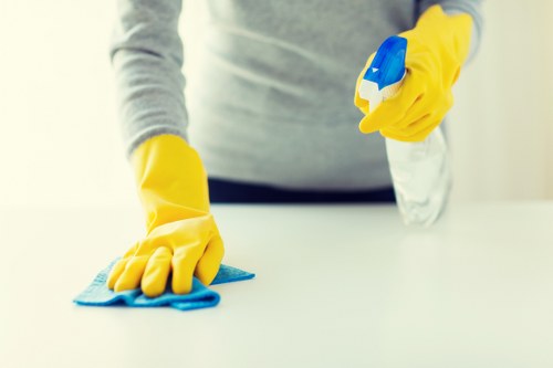 Detailed end of tenancy cleaning for a modern flat in E9