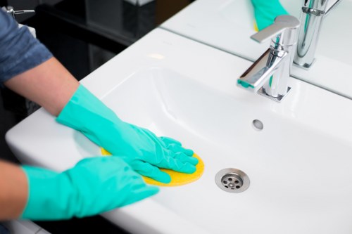 Thorough deep cleaning of a bathroom in E9 with limescale and grime removal